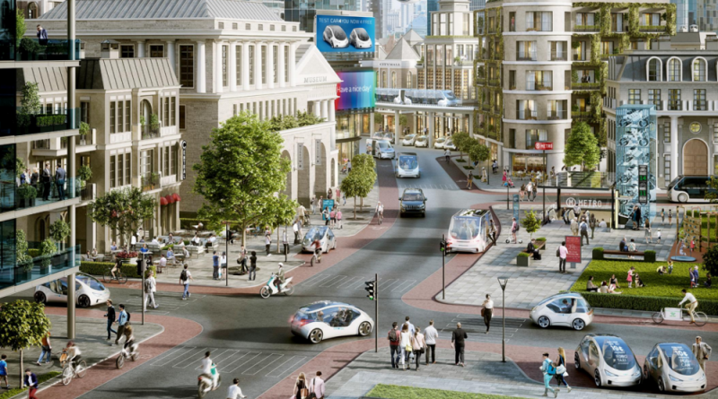 RÃ©sultat de recherche d'images pour "ville du futur voitures"