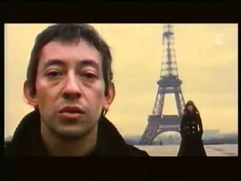 Capture écran d'une vidéo de Serge Gainsbourg et Jane Birkin chantant "Je t'aime moi non plus"