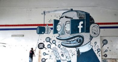 Photo représentant des graffitis sur Facebook